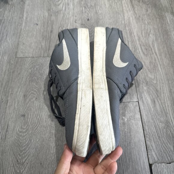 Nike SB Stefan Janoski Zoom Shoes 615957-019 Men’s Size 11 Grey Canvas - Picture 10 of 10